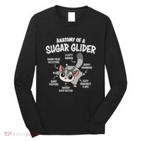 Cute Sugar Glider Lover Long Sleeve Shirt thumb 0