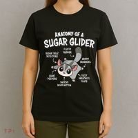 Cute Sugar Glider Lover T-Shirt thumb 4