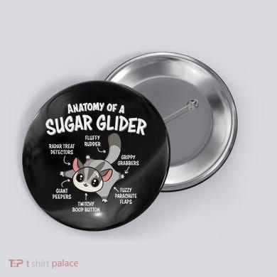 Cute Sugar Glider Lover Button