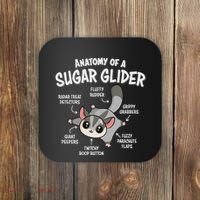 Cute Sugar Glider Lover Coaster thumb 0