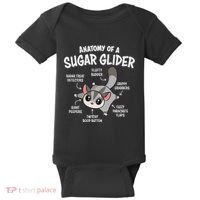 Cute Sugar Glider Lover Baby Bodysuit thumb 0