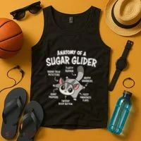 Cute Sugar Glider Lover Tank Top thumb 4
