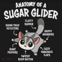Cute Sugar Glider Lover Tank Top thumb 6