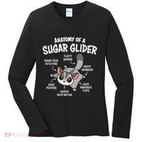 Cute Sugar Glider Lover Women's Long Sleeve Shirt thumb 0