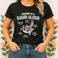 Cute Sugar Glider Lover Women's T-Shirt thumb 2