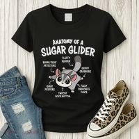 Cute Sugar Glider Lover Women's T-Shirt thumb 3