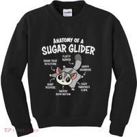 Cute Sugar Glider Lover Kids Sweatshirt thumb 0