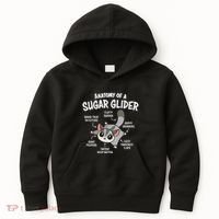 Cute Sugar Glider Lover Kids Hoodie thumb 0
