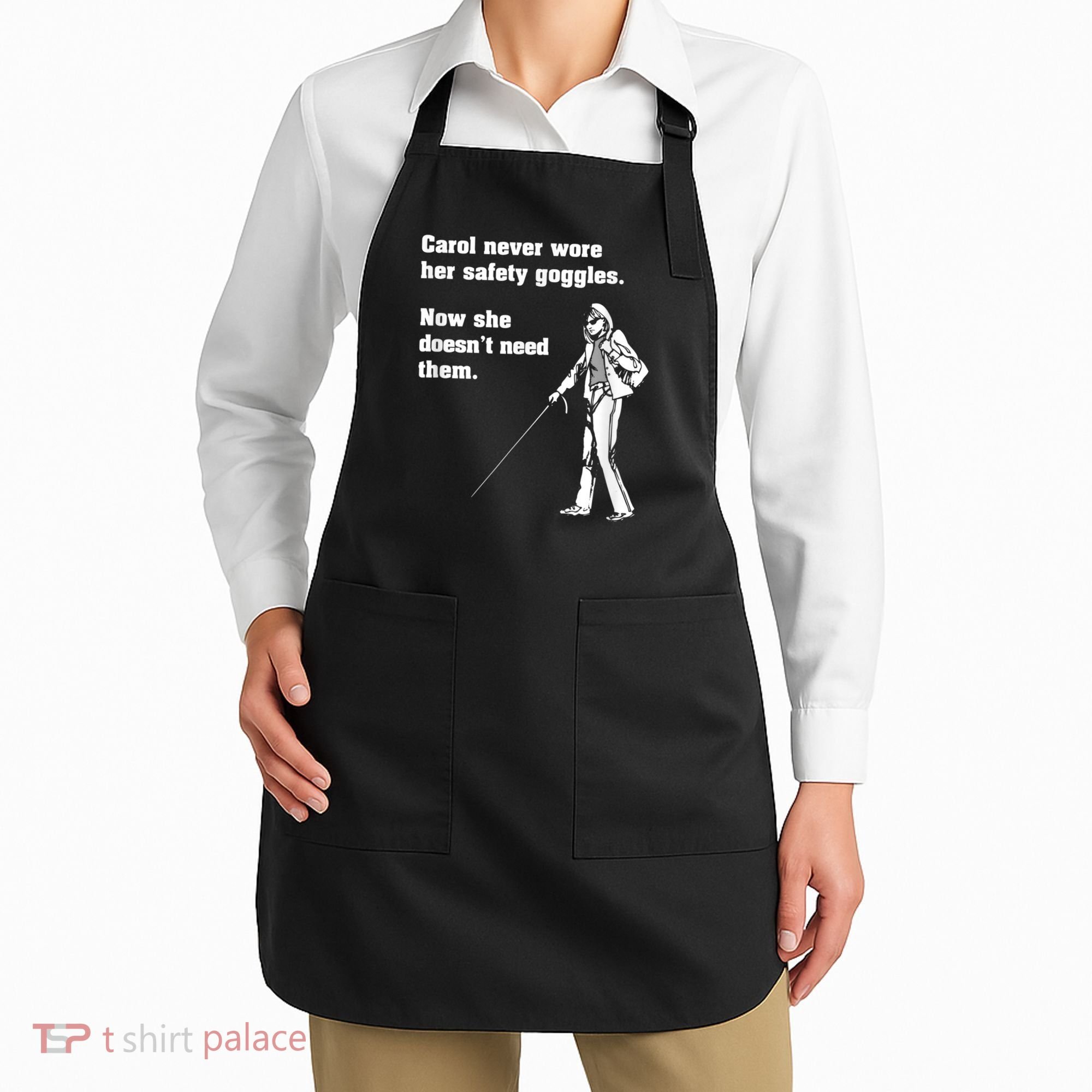 Carol Safety Goggles Funny Science Chemistry Apron