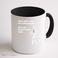 Carol Safety Goggles Funny Science Chemistry Coffee Mug thumb 1