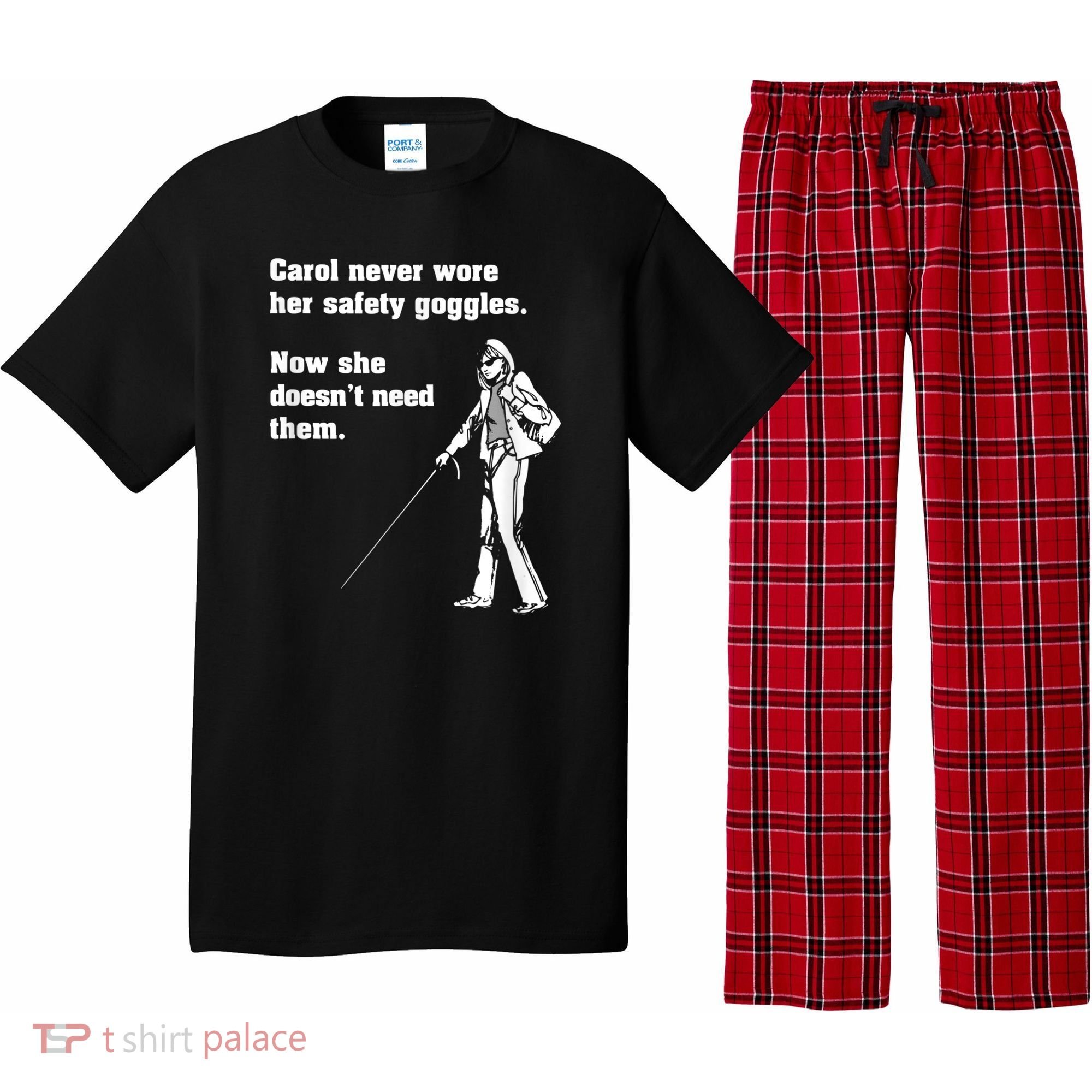 Carol Safety Goggles Funny Science Chemistry Pajama Set