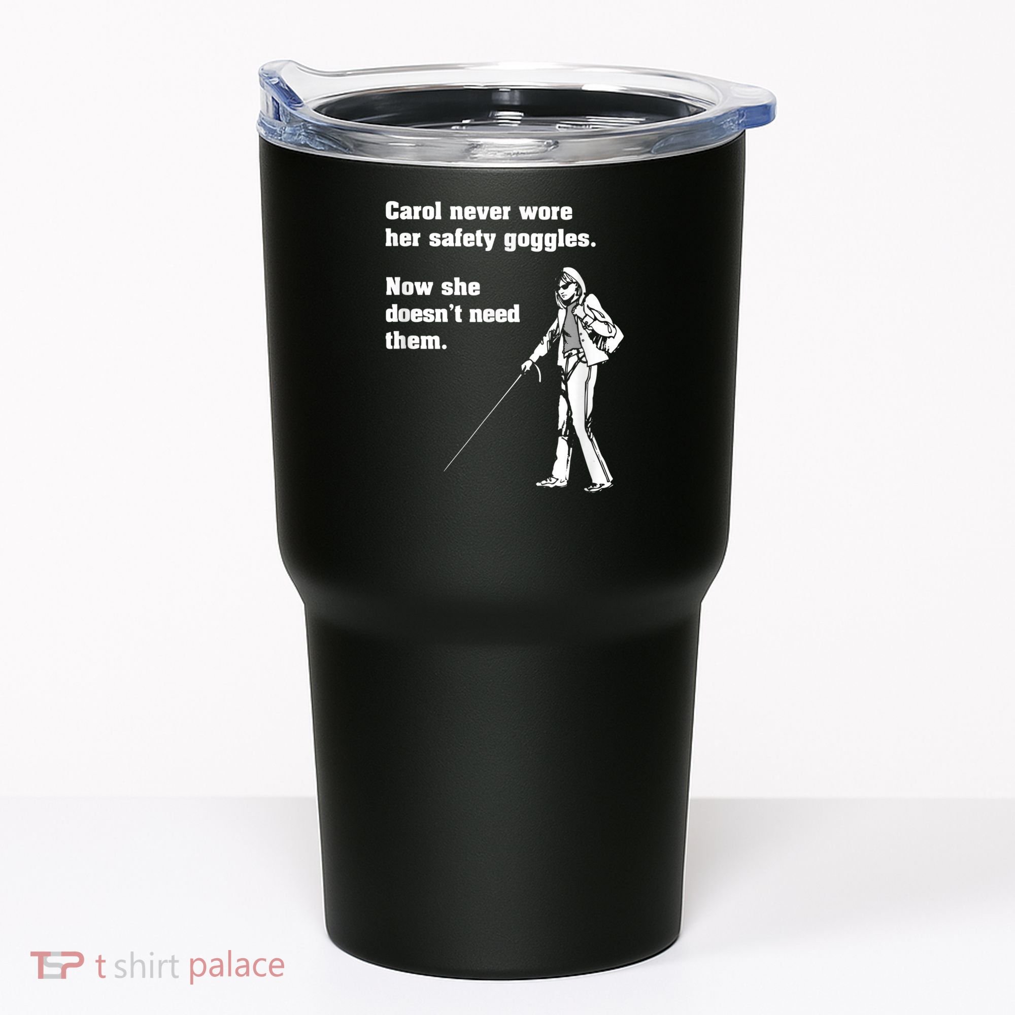 Carol Safety Goggles Funny Science Chemistry Tumbler