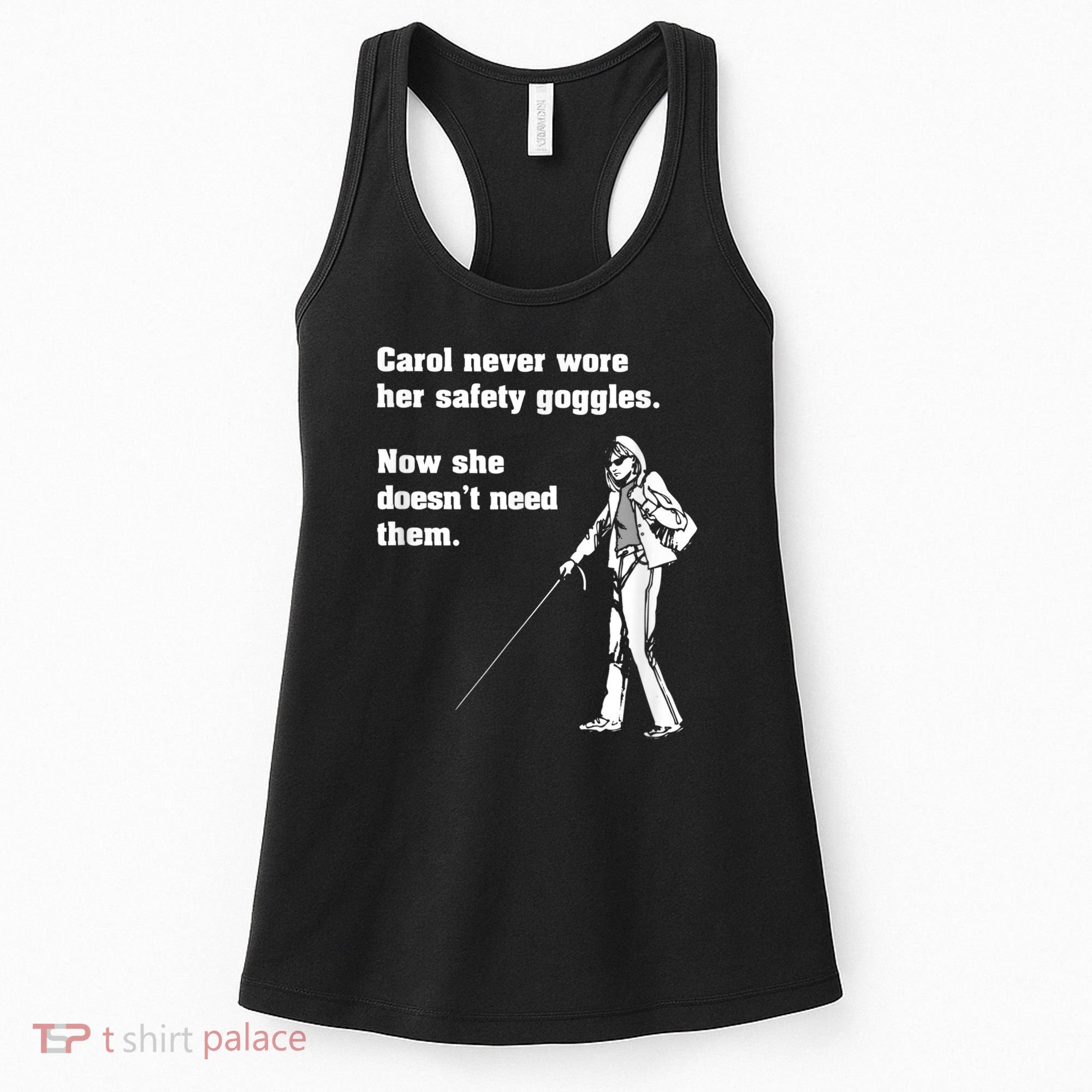 Carol Safety Goggles Funny Science Chemistry Women's Tank Top