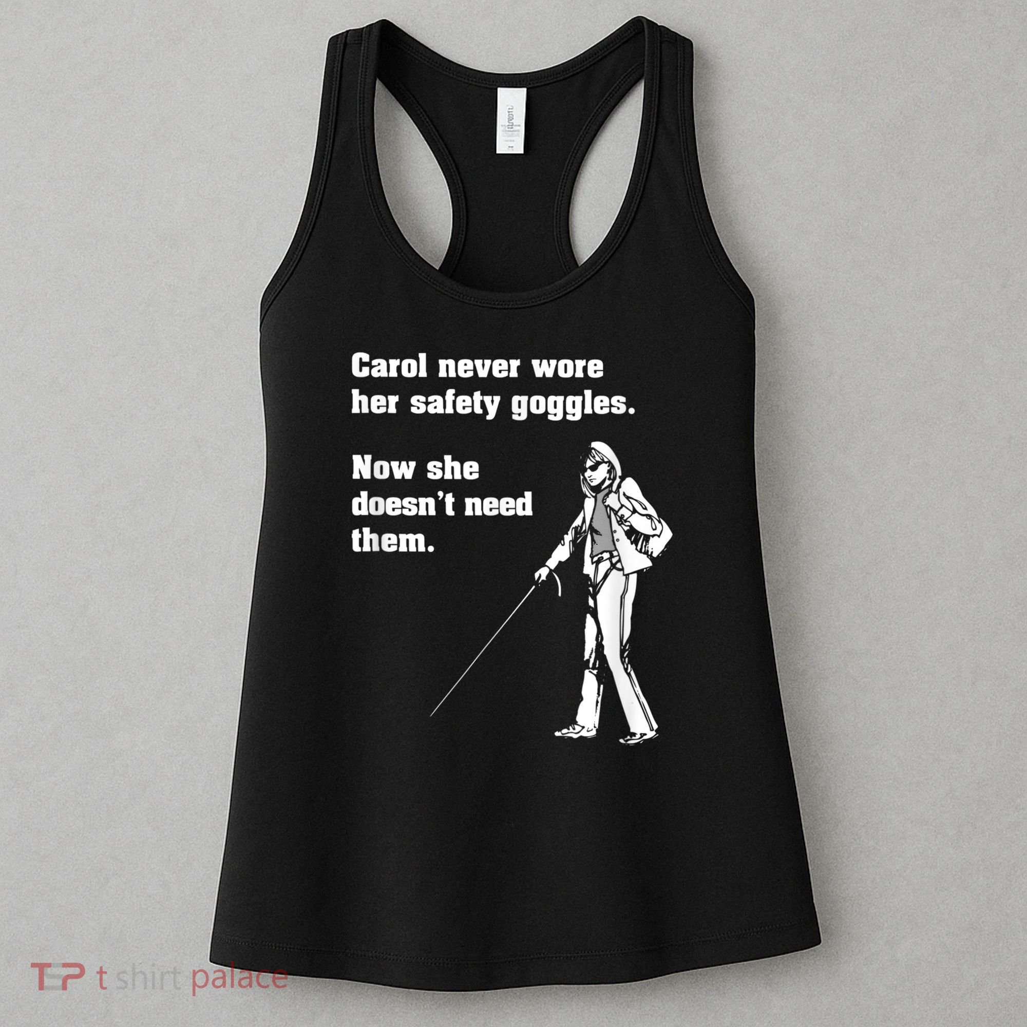 Carol Safety Goggles Funny Science Chemistry Women's Tank Top