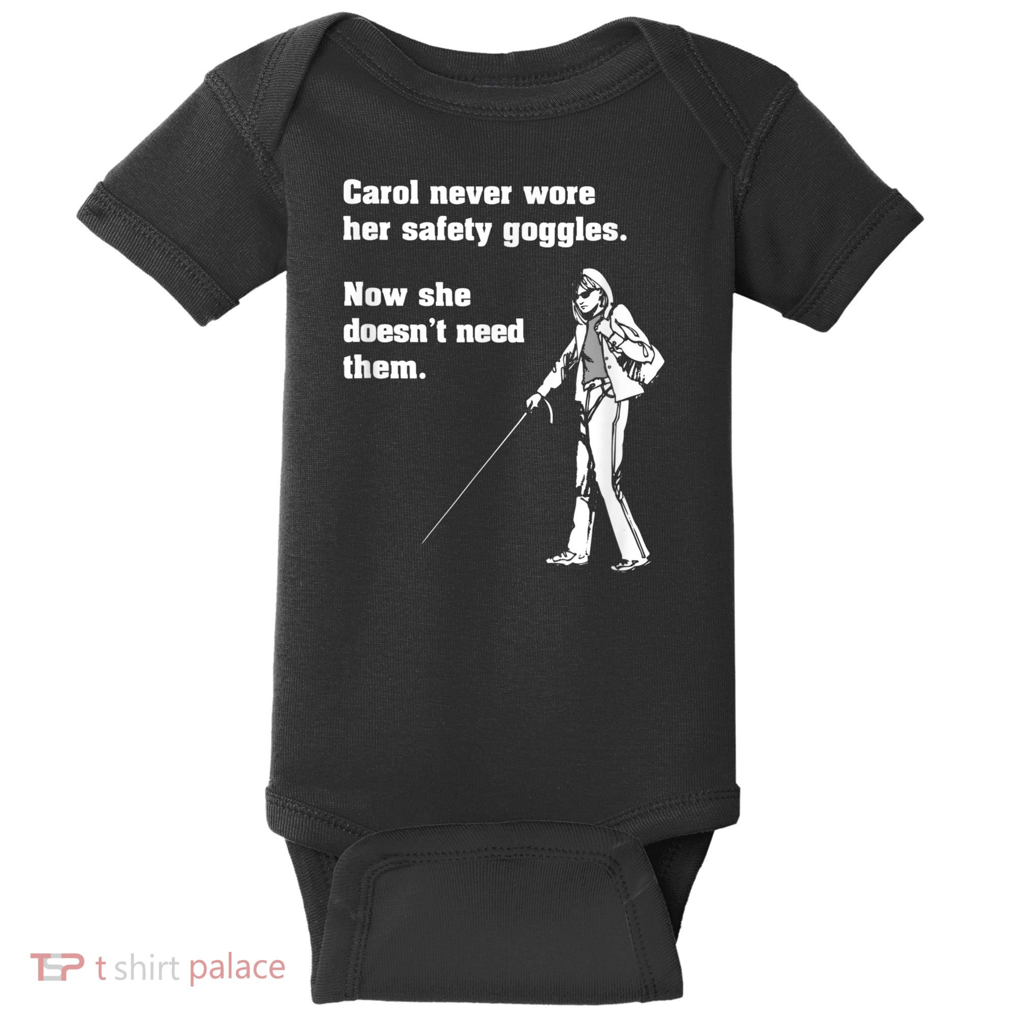 Carol Safety Goggles Funny Science Chemistry Baby Bodysuit
