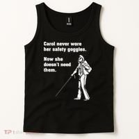 Carol Safety Goggles Funny Science Chemistry Tank Top thumb 2