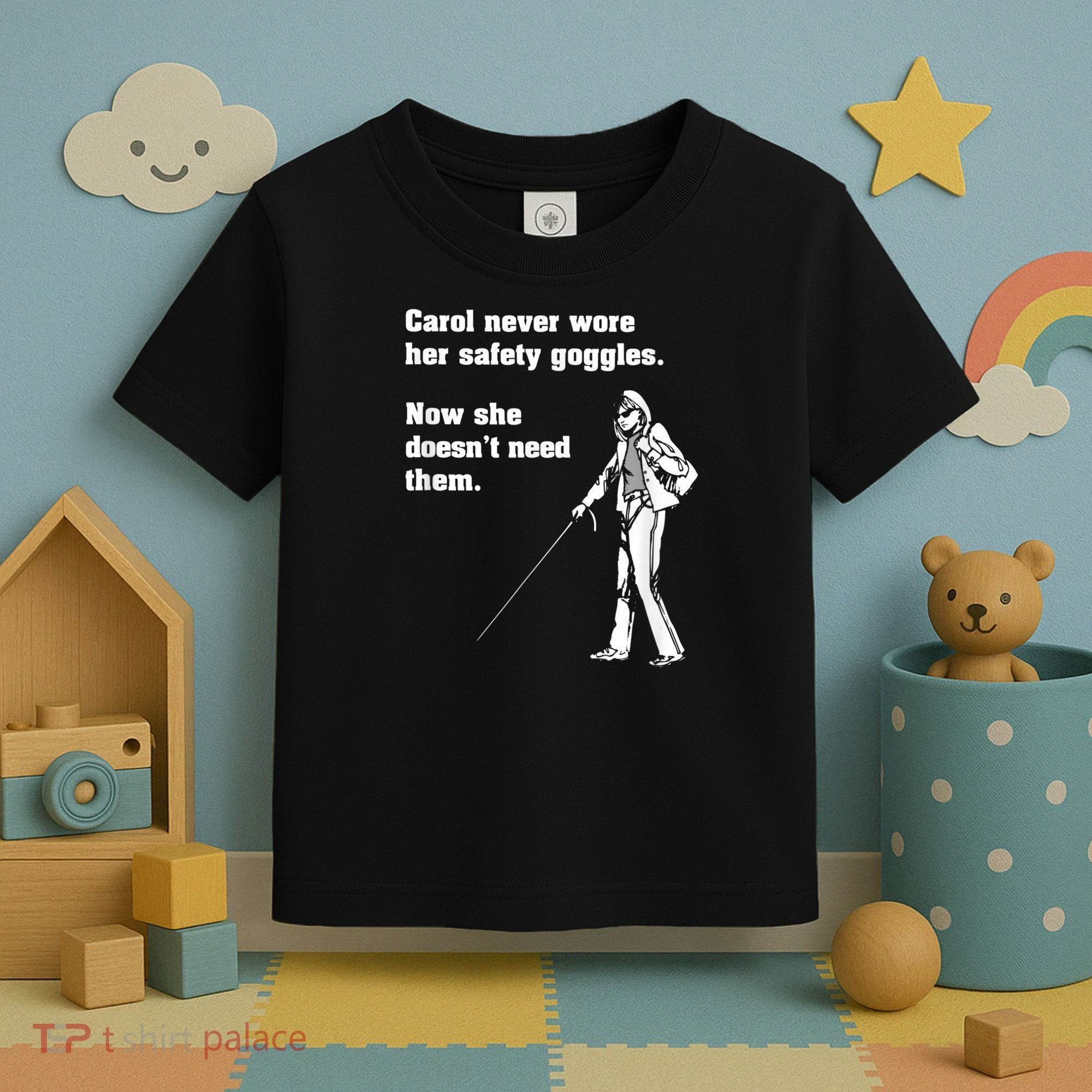Carol Safety Goggles Funny Science Chemistry Toddler T-Shirt