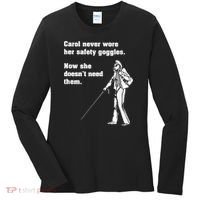 Carol Safety Goggles Funny Science Chemistry Women's Long Sleeve Shirt thumb 0