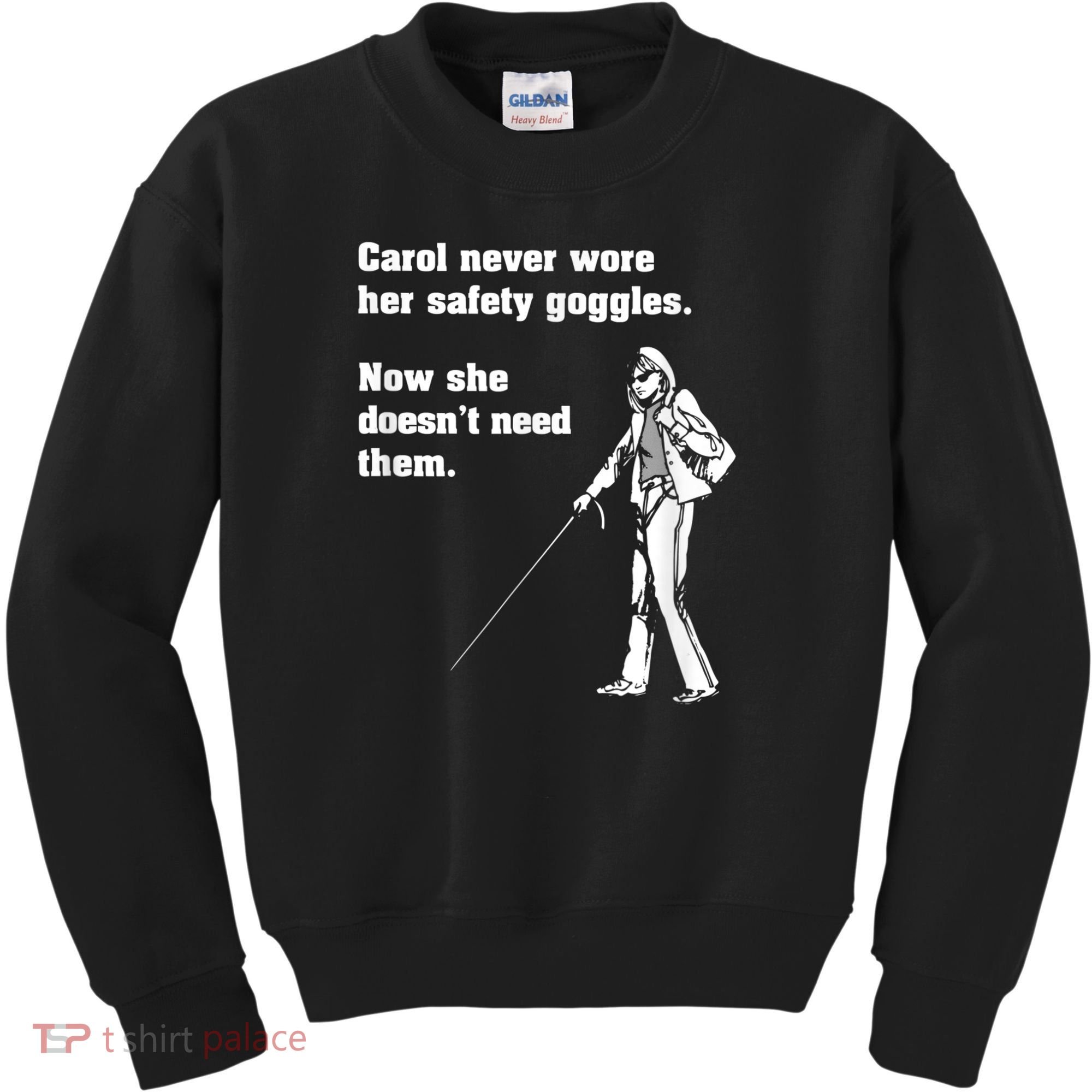 Carol Safety Goggles Funny Science Chemistry Kids Sweatshirt