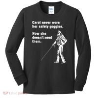 Carol Safety Goggles Funny Science Chemistry Kids Long Sleeve Shirt thumb 0