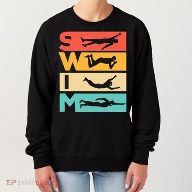 Cute Swimming Gift For Swimmers Women's Sweatshirt