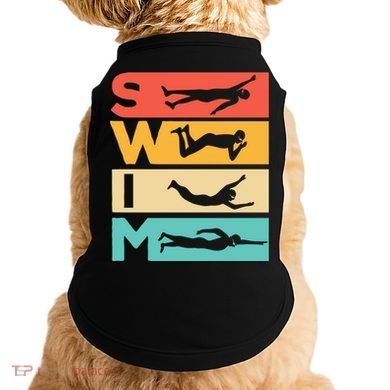 Cute Swimming Gift For Swimmers Doggie Tank