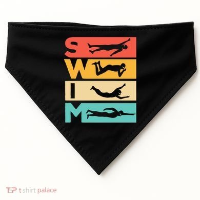 Cute Swimming Gift For Swimmers USA-Made Doggie Bandana