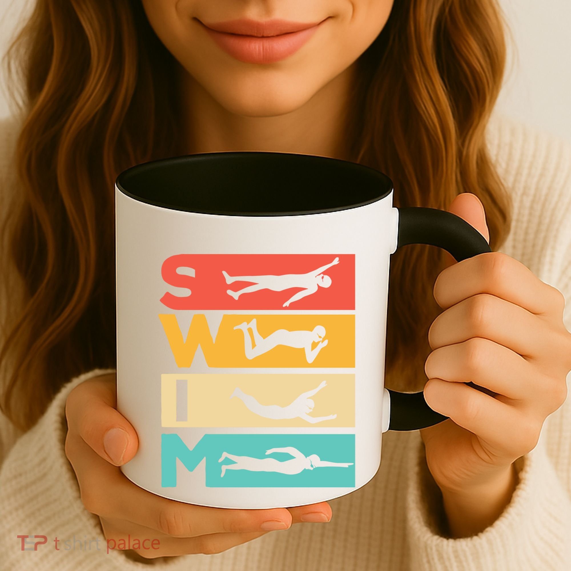 Cute Swimming Gift For Swimmers Coffee Mug