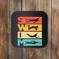Cute Swimming Gift For Swimmers Coaster thumb 0