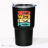 Cute Swimming Gift For Swimmers Tumbler thumb 0