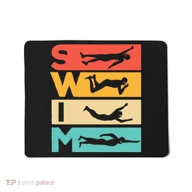 Cute Swimming Gift For Swimmers Mousepad