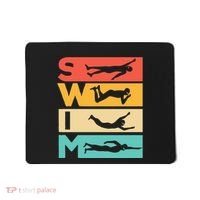 Cute Swimming Gift For Swimmers Mousepad thumb 0