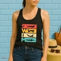 Cute Swimming Gift For Swimmers Women's Tank Top thumb 2