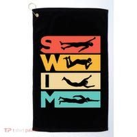 Cute Swimming Gift For Swimmers Golf Towel thumb 0