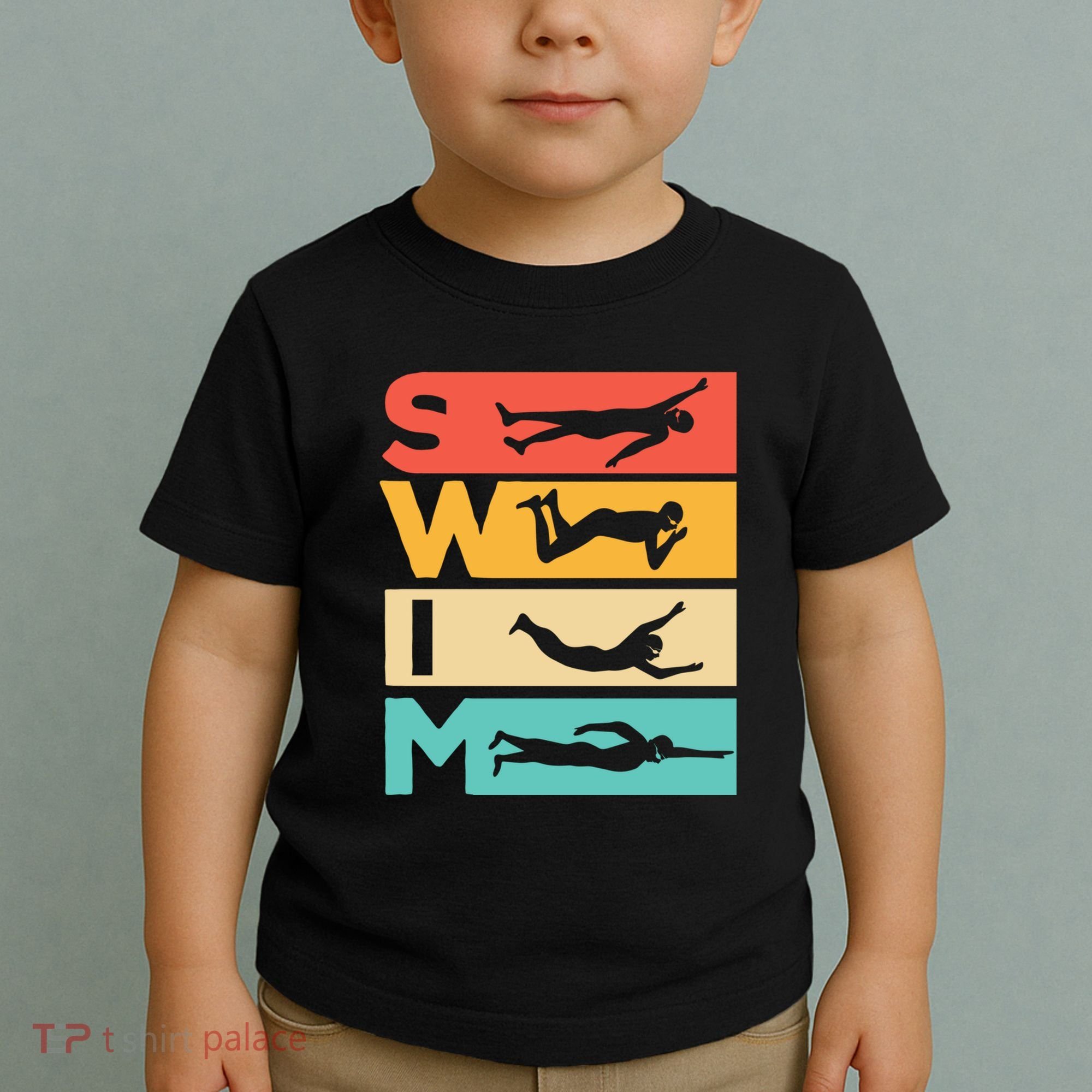Cute Swimming Gift For Swimmers Toddler T-Shirt