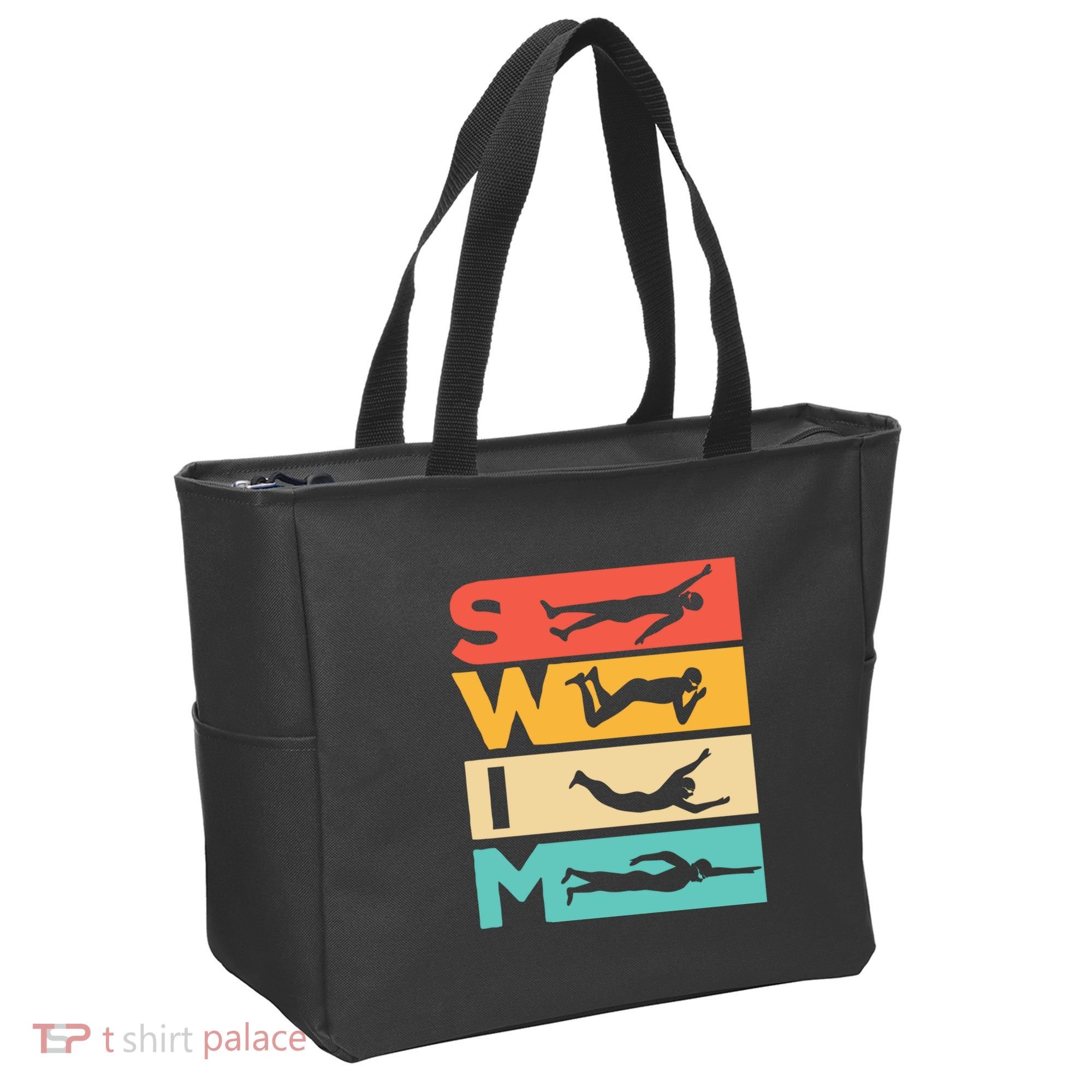 Cute Swimming Gift For Swimmers Tote Bag