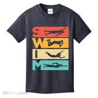 Cute Swimming Gift For Swimmers Kids T-Shirt thumb 0