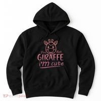 Cute Sarcastic Giraffe Animal Lover You Bet Giraffe Hoodie thumb 0