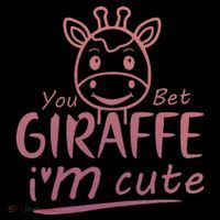Cute Sarcastic Giraffe Animal Lover You Bet Giraffe Coffee Mug thumb 5