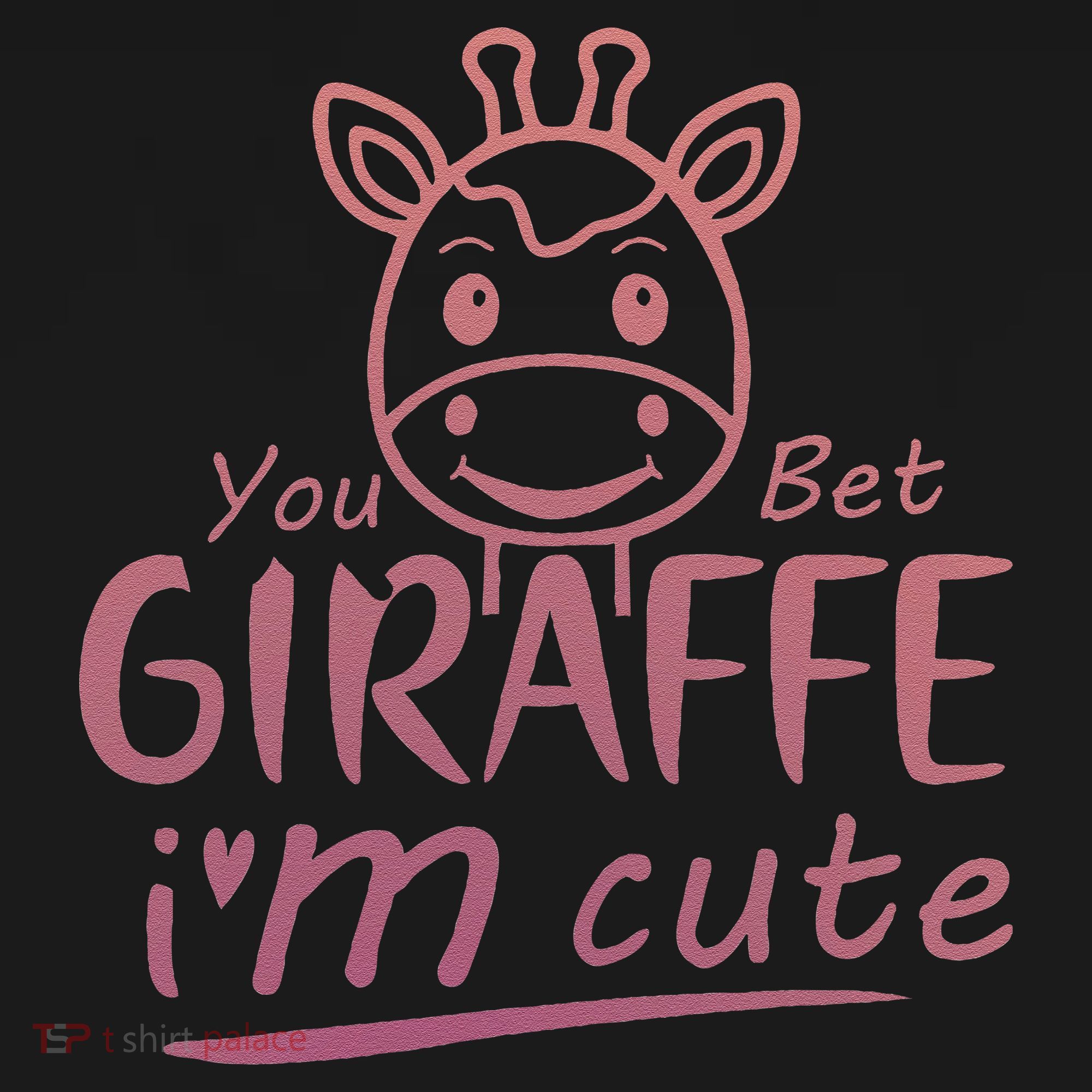 Cute Sarcastic Giraffe Animal Lover You Bet Giraffe Mousepad