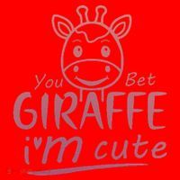 Cute Sarcastic Giraffe Animal Lover You Bet Giraffe Santa Hat thumb 1