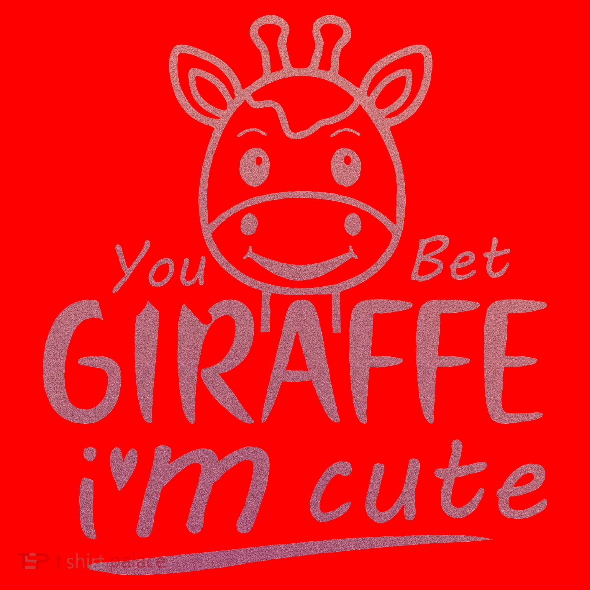 Cute Sarcastic Giraffe Animal Lover You Bet Giraffe Santa Hat