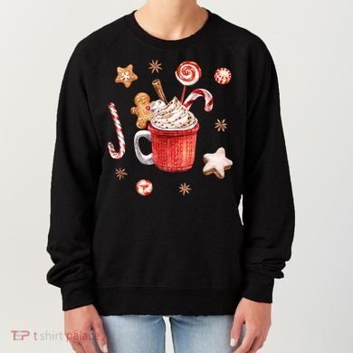 Christmas Season Gingerbread Hot Coco Women's Sweatshirt