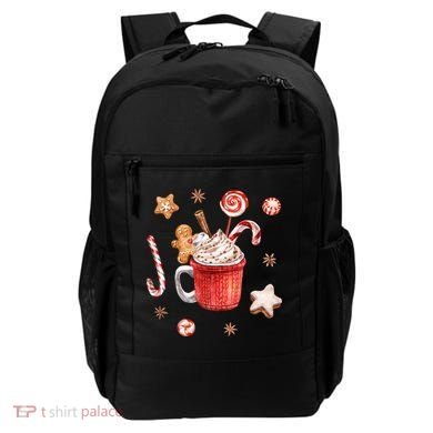 Christmas Season Gingerbread Hot Coco Backpack