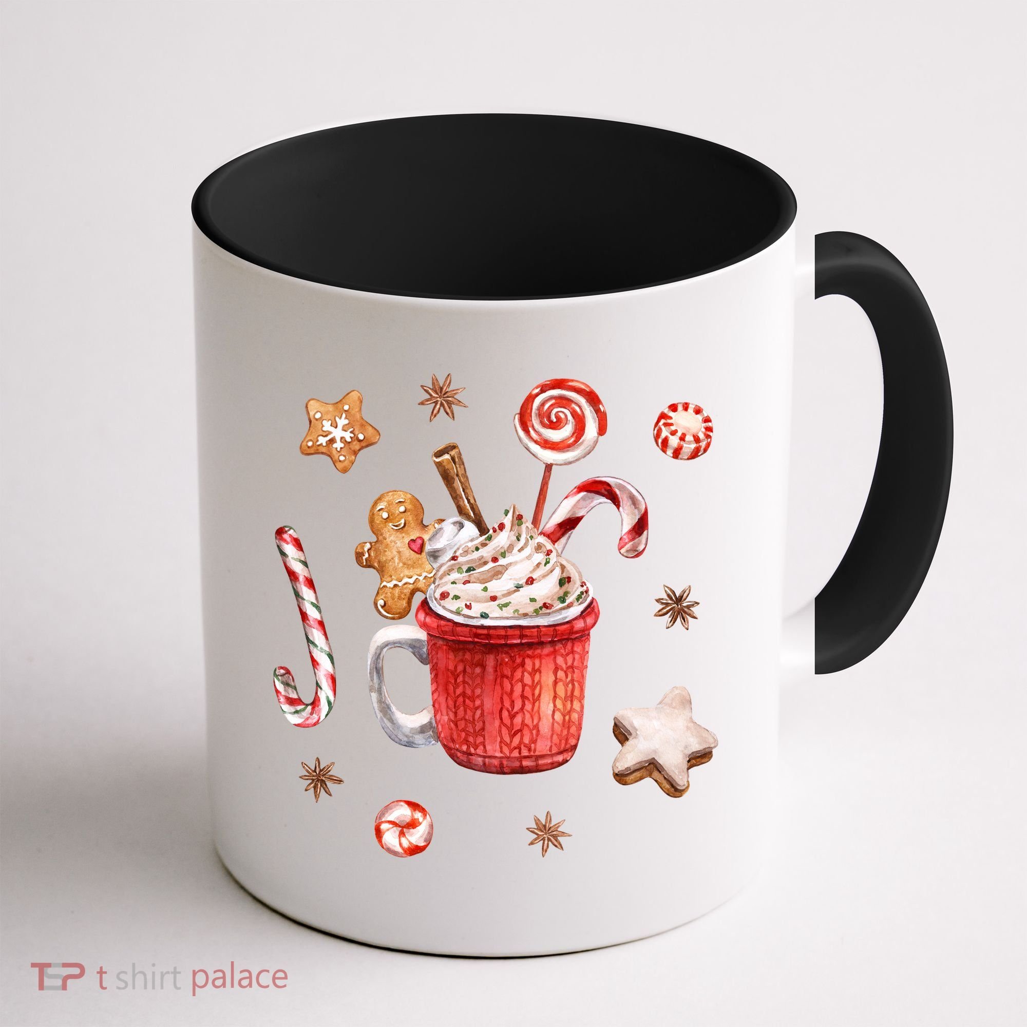 Christmas Season Gingerbread Hot Coco Coffee Mug