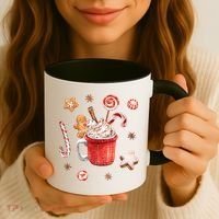 Christmas Season Gingerbread Hot Coco Coffee Mug thumb 3