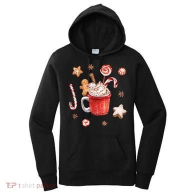 Christmas Season Gingerbread Hot Coco Women's Hoodie