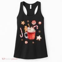 Christmas Season Gingerbread Hot Coco Women's Tank Top thumb 0