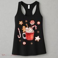 Christmas Season Gingerbread Hot Coco Women's Tank Top thumb 3
