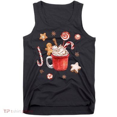 Christmas Season Gingerbread Hot Coco Tank Top
